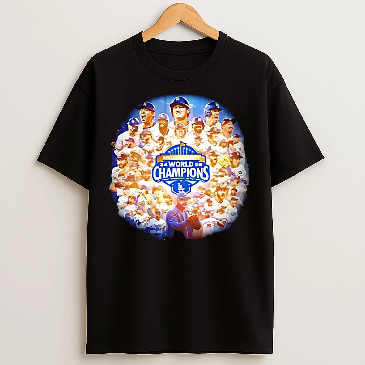 2025 World Series Champions Los Angeles Dodgers All Team T Shirts