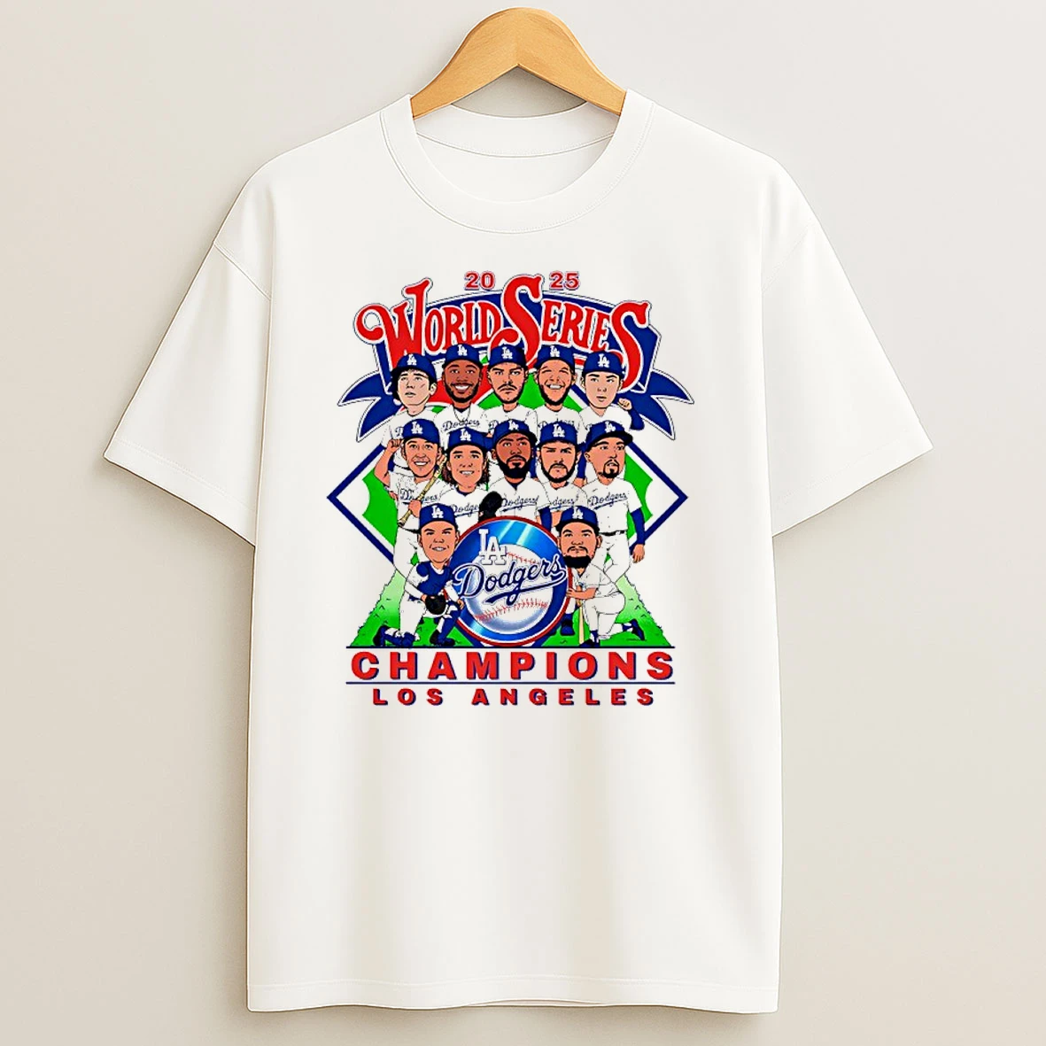 2025 World Series Champions Los Angeles Dodgers Champions T Shirts