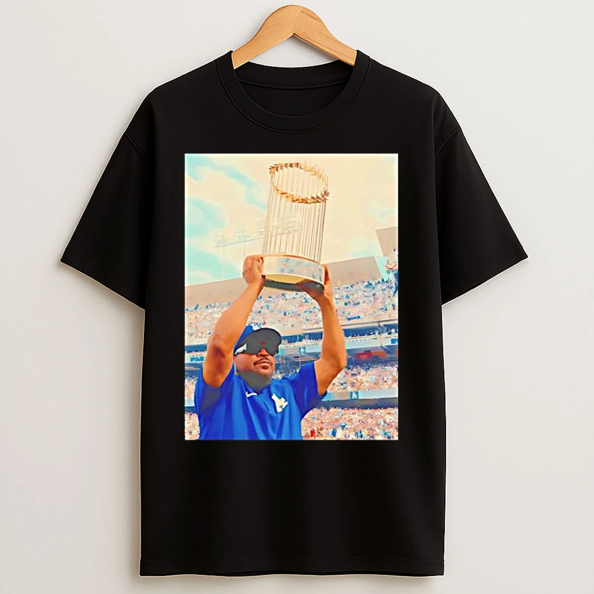 2025 World Series Champions Los Angeles Dodgers Trophy T Shirts