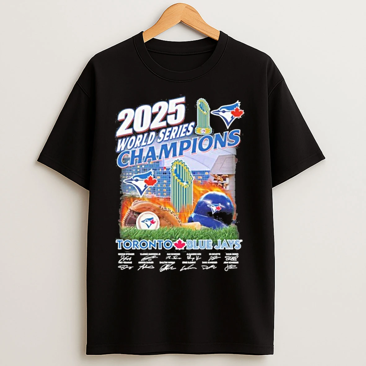 2025 World Series Champions Toronto Blue Jays Signature T Shirts