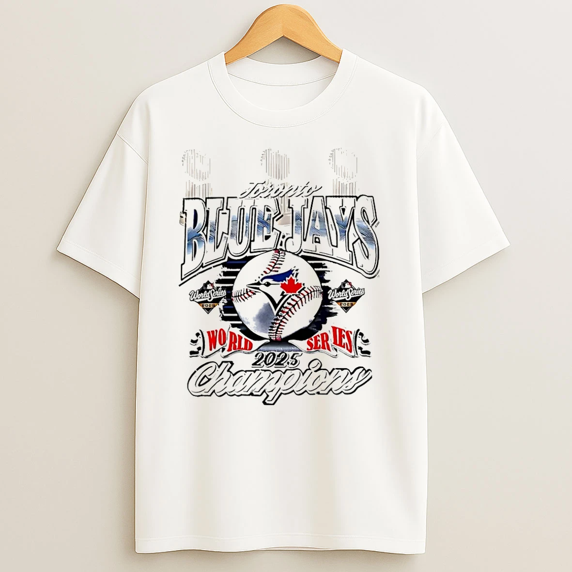 2025 World Series Champions Toronto Blue Jays Trophy T Shirts