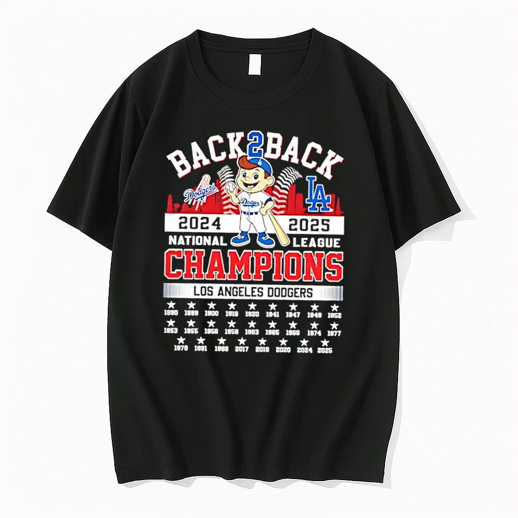 2025 World Series Champions Back To Back Los Angeles Dodgers Shirts