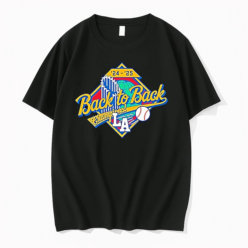24 25 Back To Back Champions La Dodgers Finals Merch Shirts