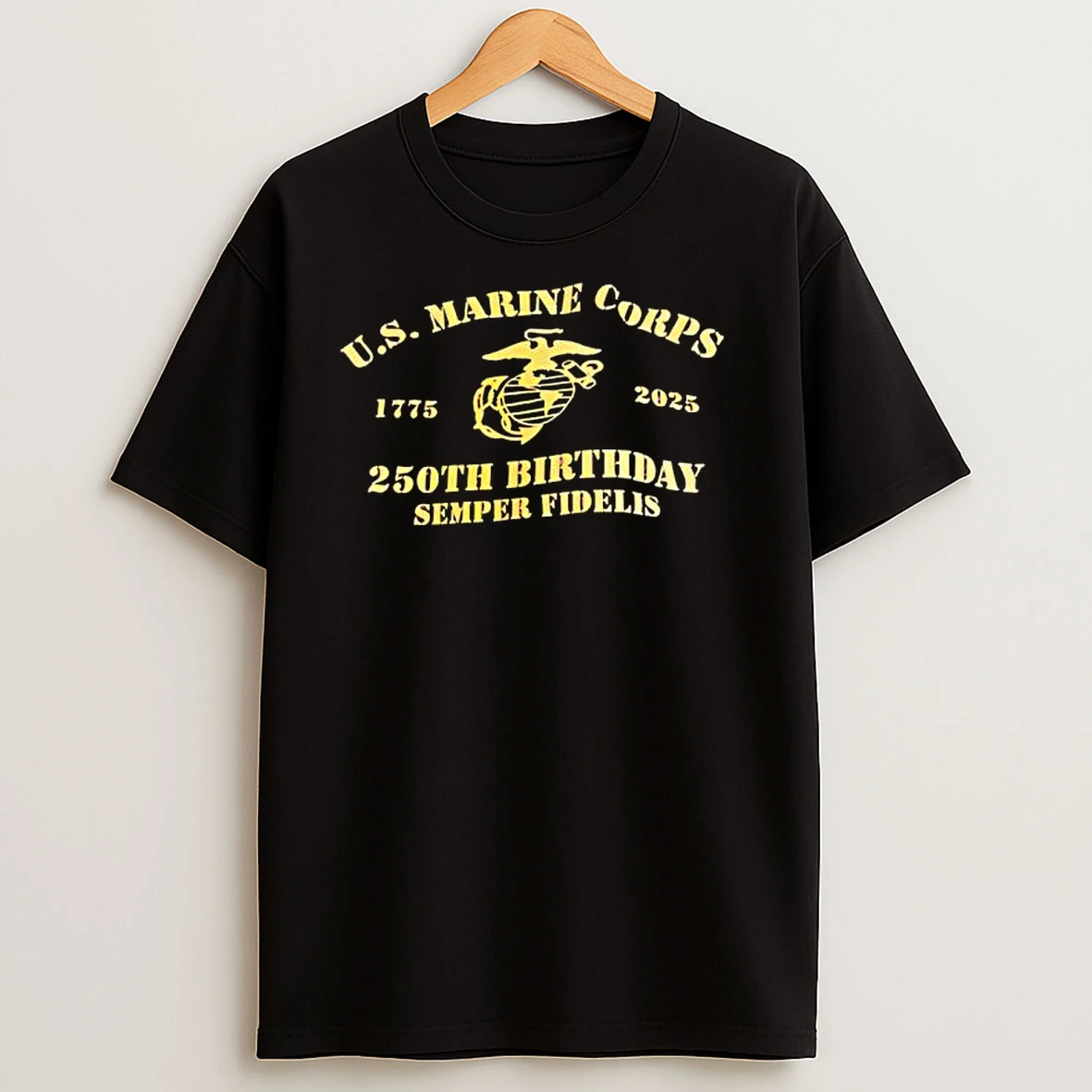 250th Birthday Of The U S Marine Corps Semper Fidelis T Shirts