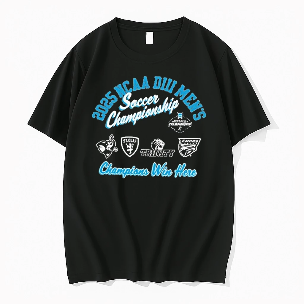 4 Teams 2025 Ncaa Diii Mens Soccer Championship Shirts