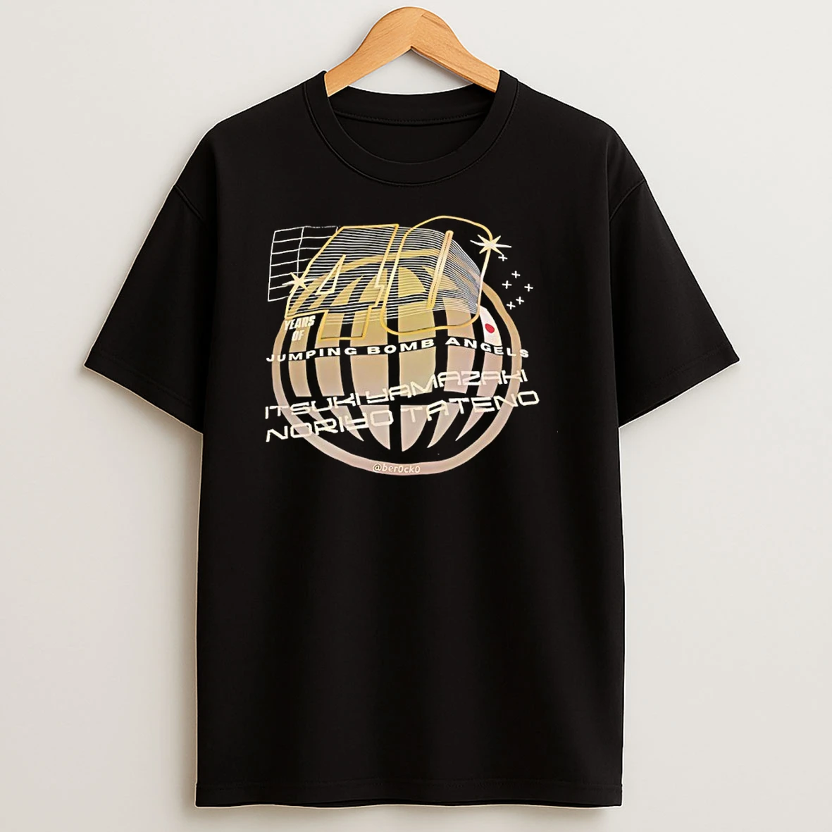40 Years Of Jumping Bomb Angels It Suki Yamazak Noriyo Tateno Shirts