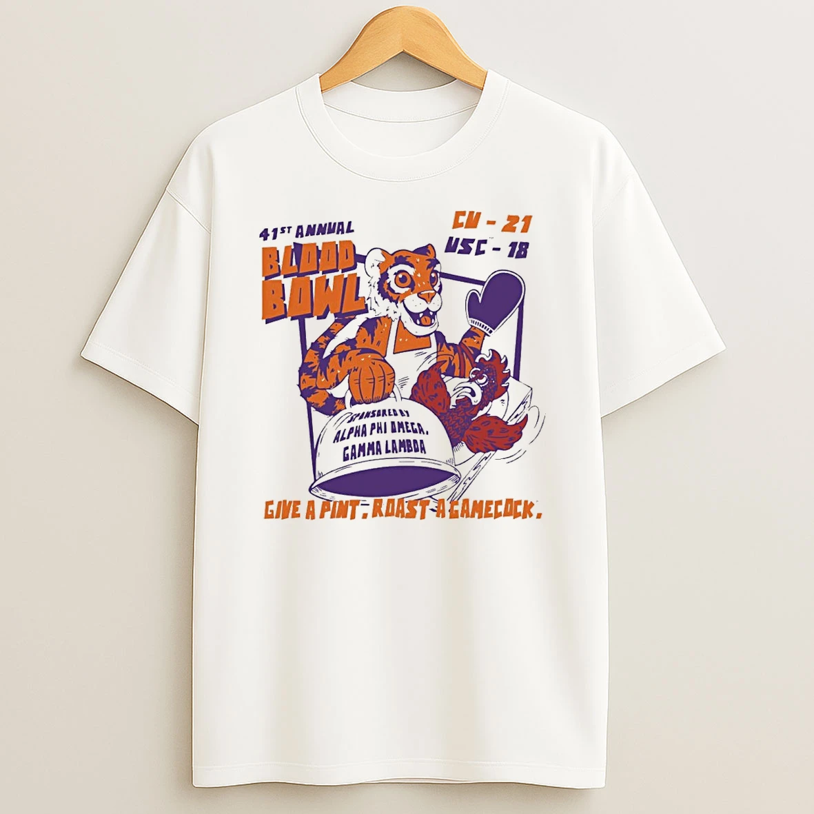 41st Annual Carolina Vs Clemson Blood Drive Forever To Thee Rivalry Shirts
