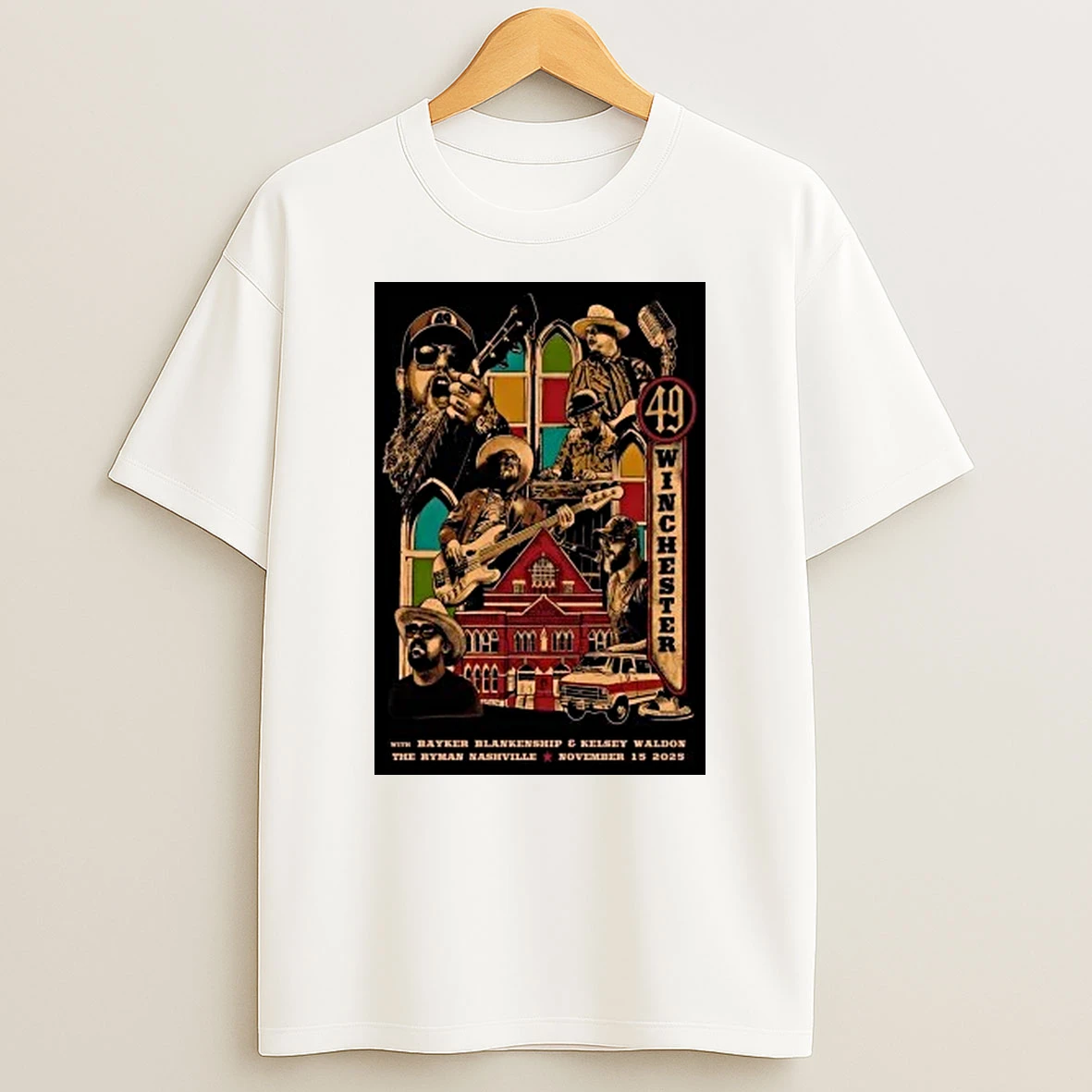 49 Winchester Nashville Tour On Nov 15 2025 Shirts