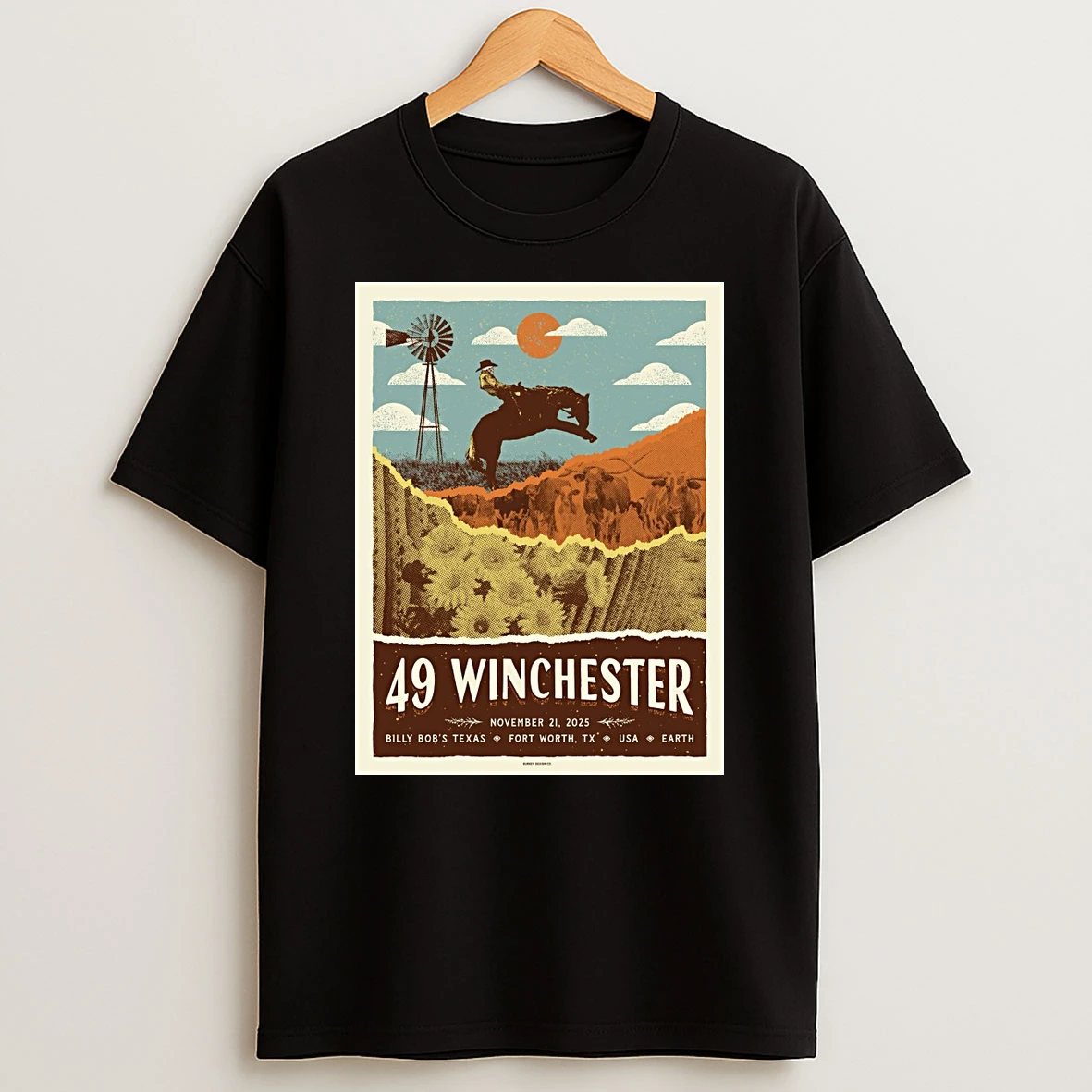 49 Winchester November 21 2025 Billy Bobs Texas Fort Worth Tx Shirts
