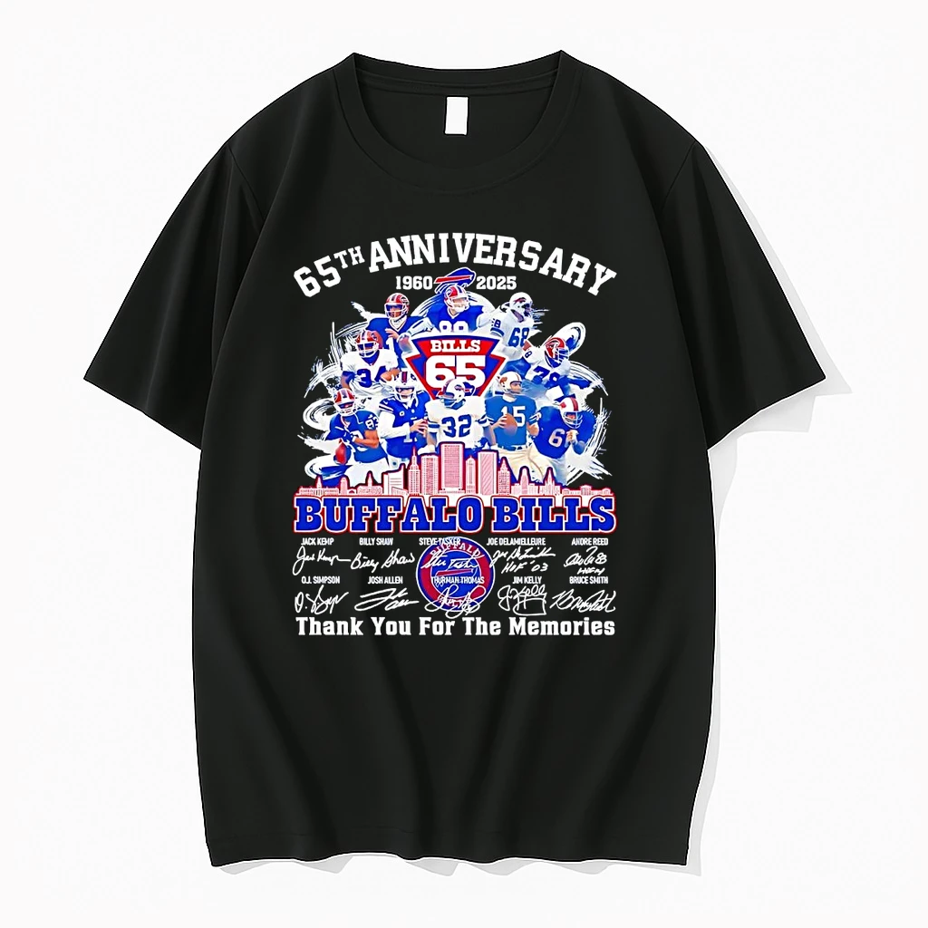 56th Anniversary 1960 2025 Buffalo Bills Team Players Shirts