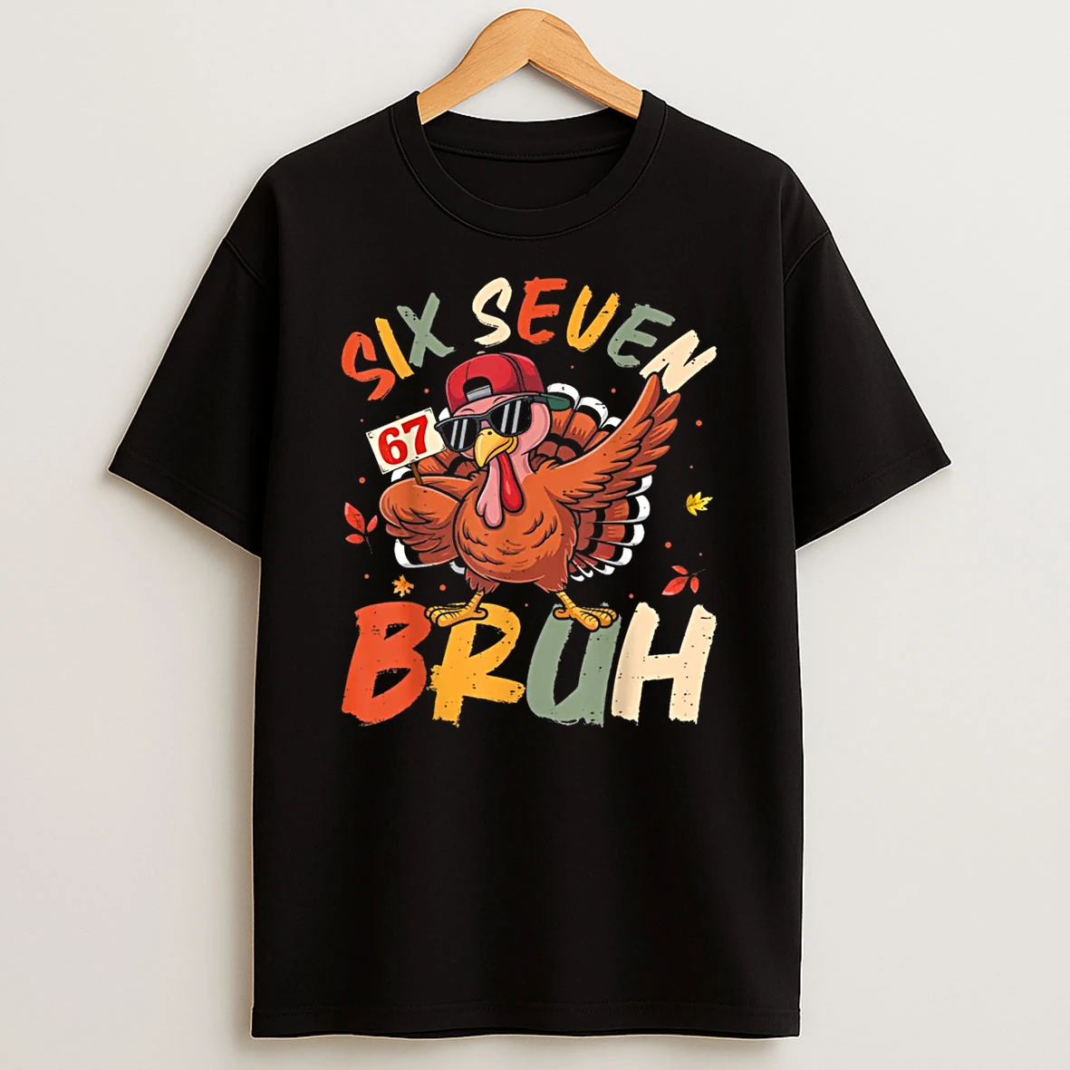 6 7 Thanksgiving Shirts Men Boys Funny Turkey Meme Six Seven Shirts