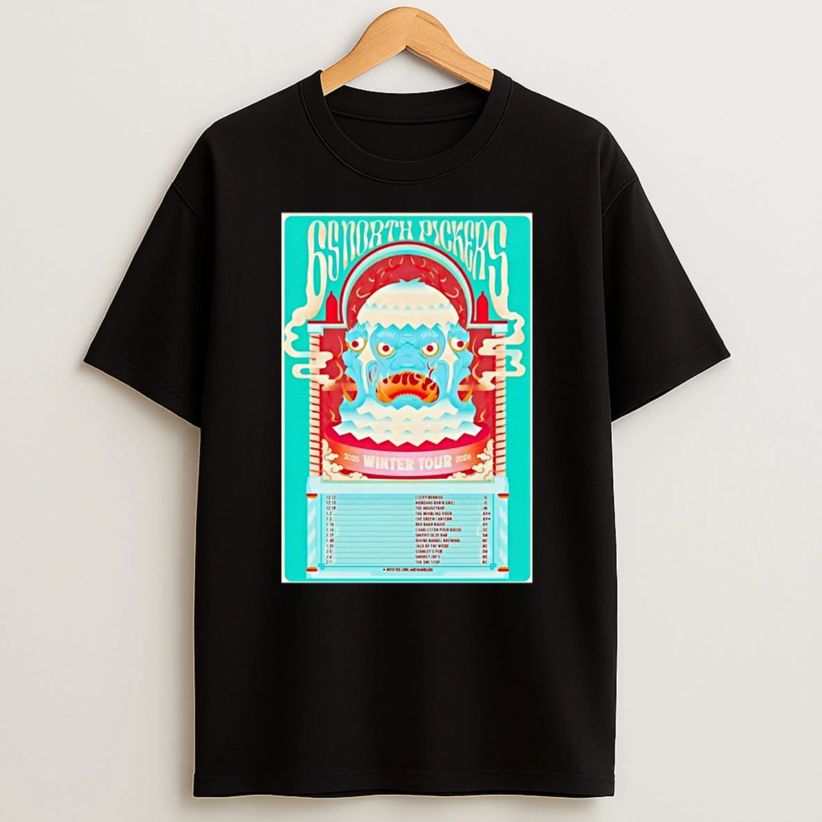 65 North Pickers Winter 2025 2026 Tour Shirts