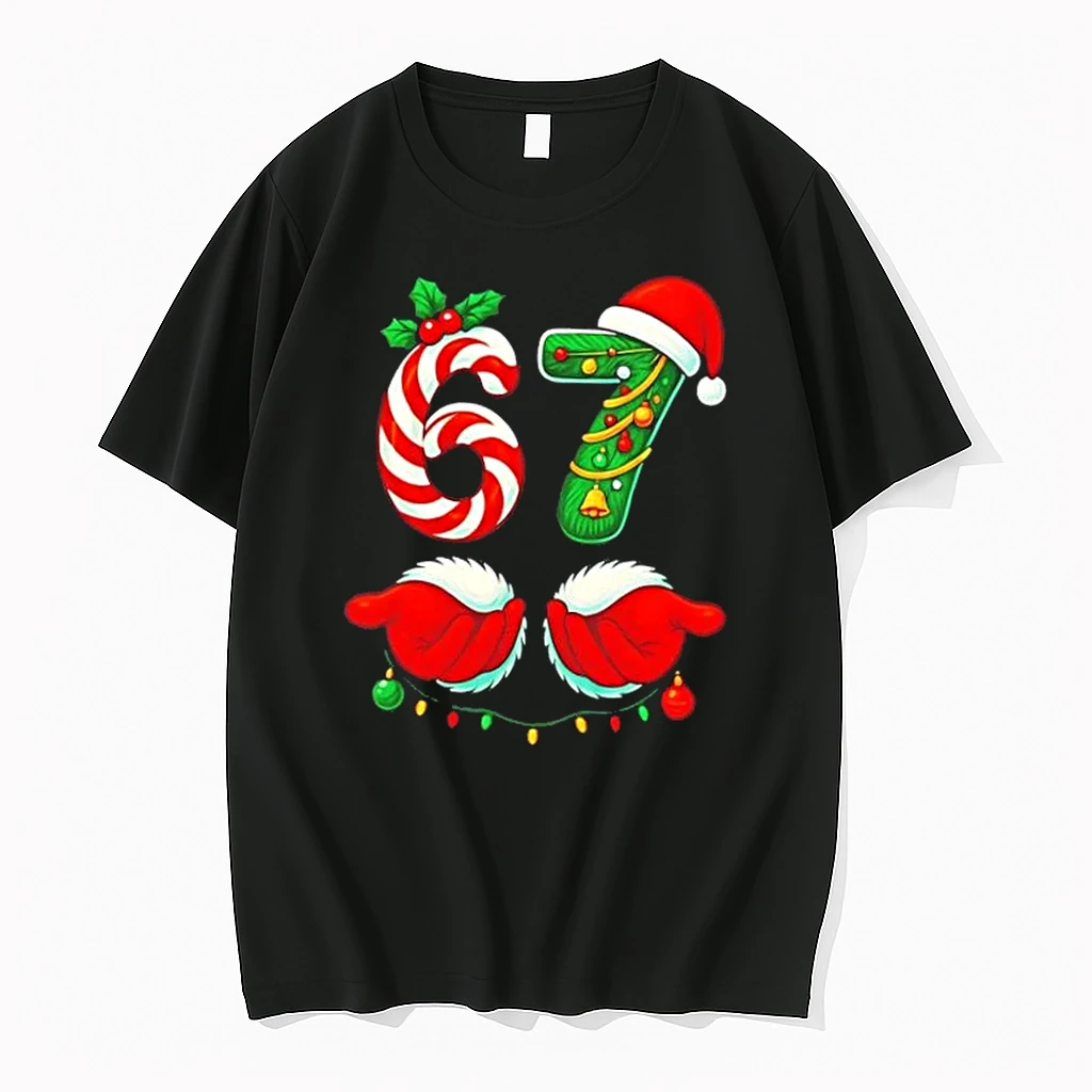 67 Christmas 6 7 Meme Festive Gen Alpha Slang Shirts