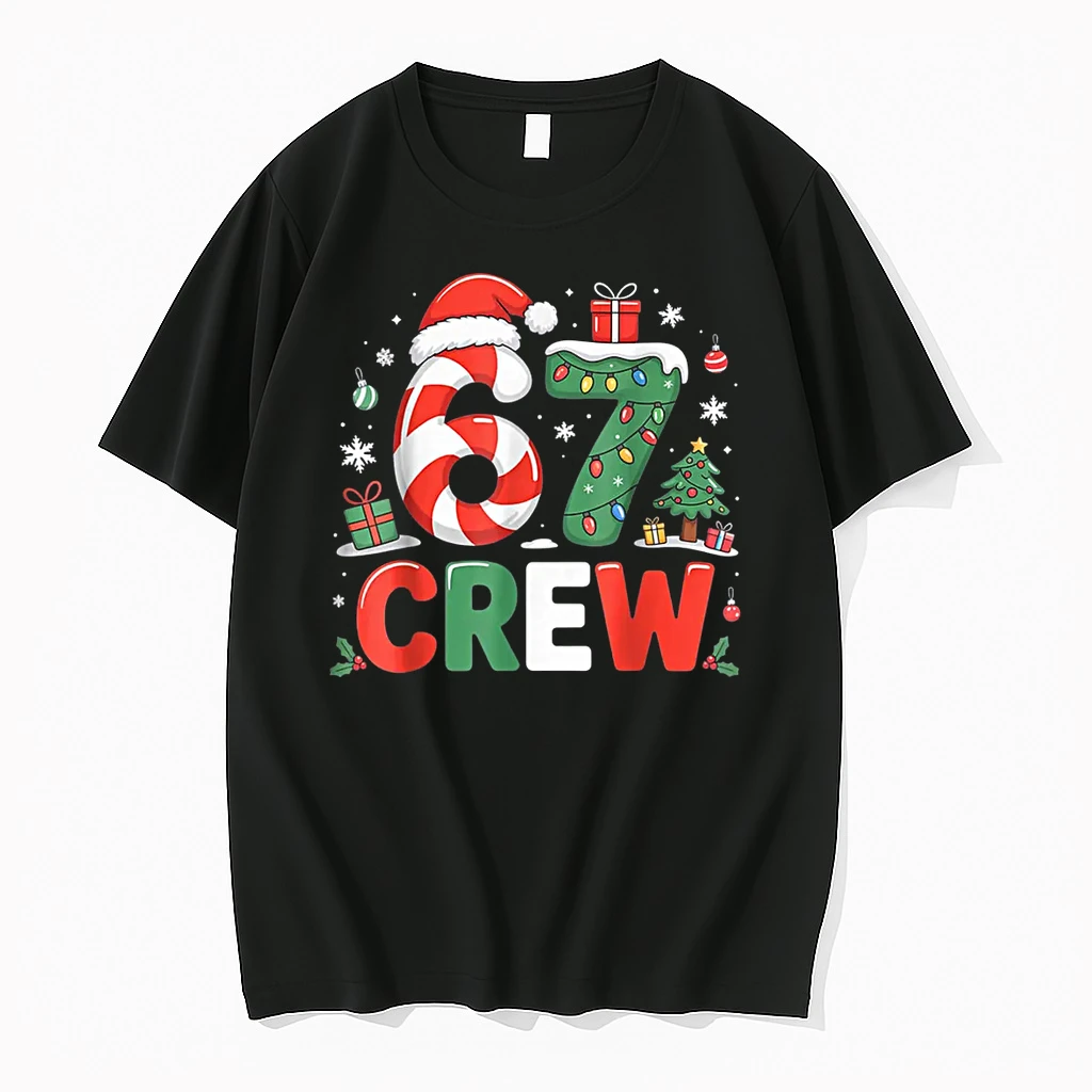 67 Crew Christmas Six Seven Matching Family Shirts