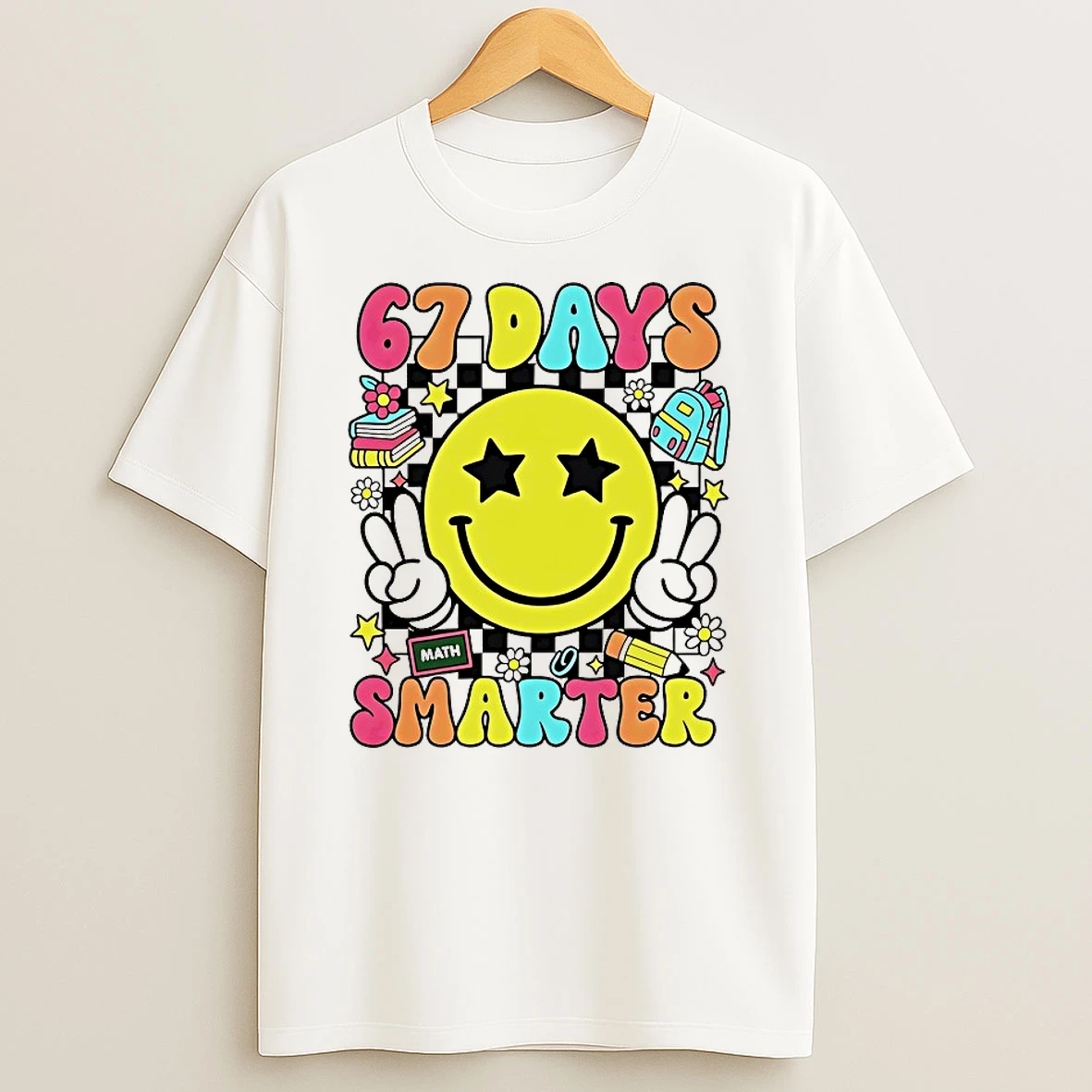 67 Days Smarter Students Teacher Shirts