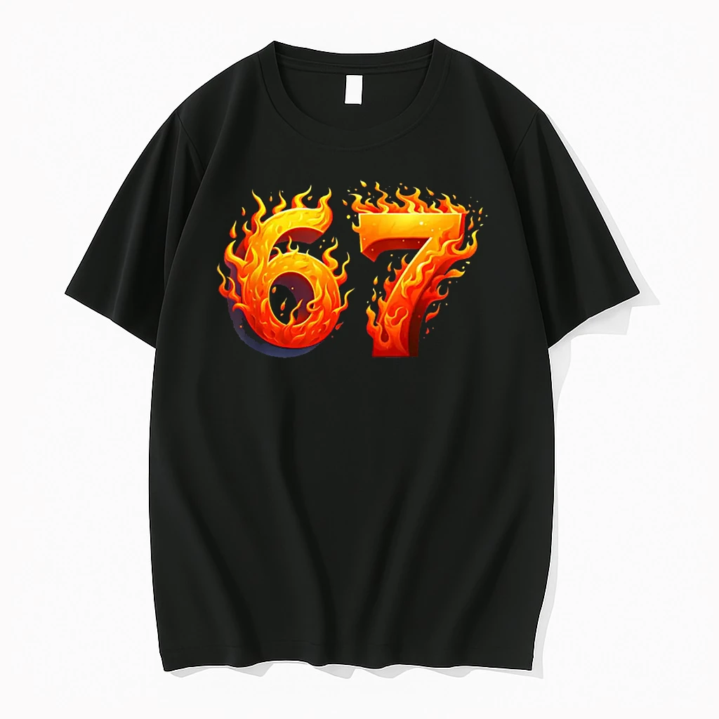 67 Meme Flames Six Seven Gen Alpha Slang Shirts