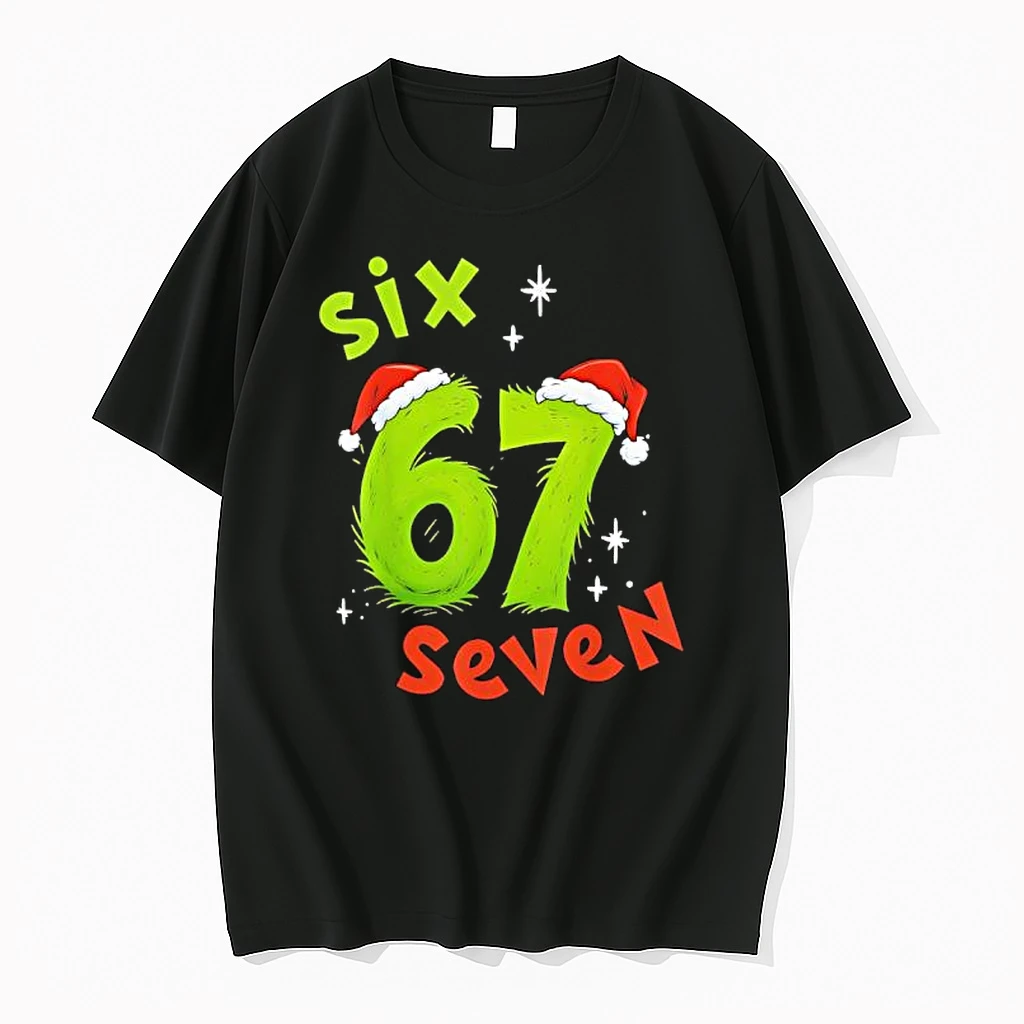 67 Six Seven With Grinch Design Christmas Shirts