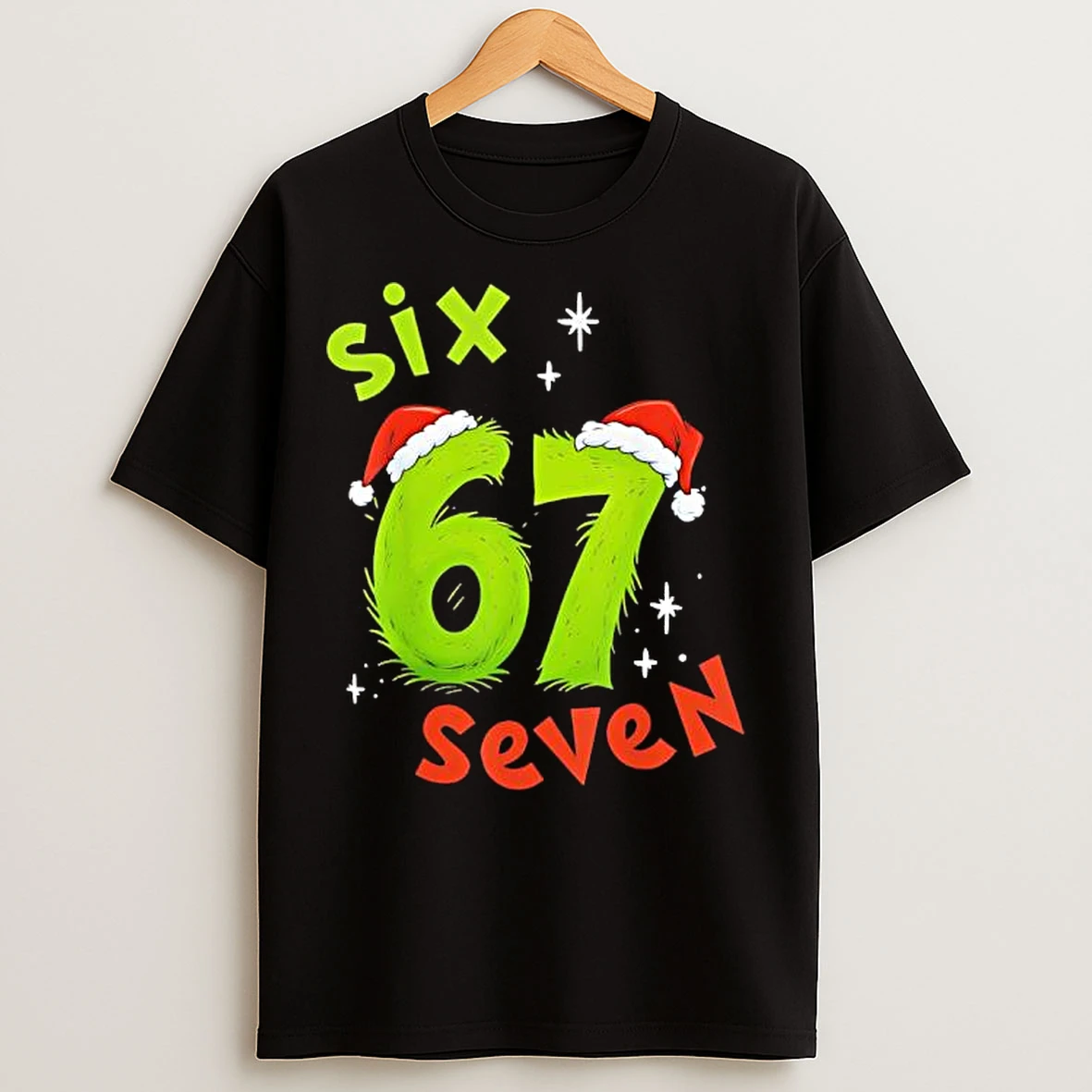 67 Six Seven With Grinch Design Christmas T Shirts