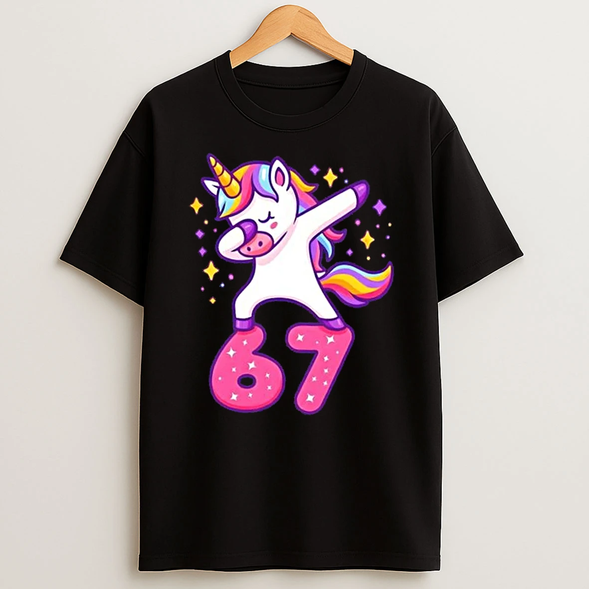 67 Unicorn Six Seven 6 7 Meme Brainrot Shirts