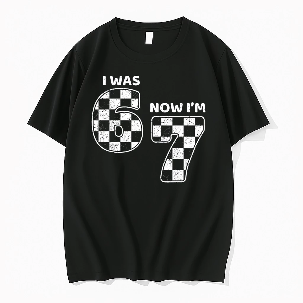 7 Year Old Birthday Racing Car Was 6 Now Im 7 Funny 67 Meme Shirts