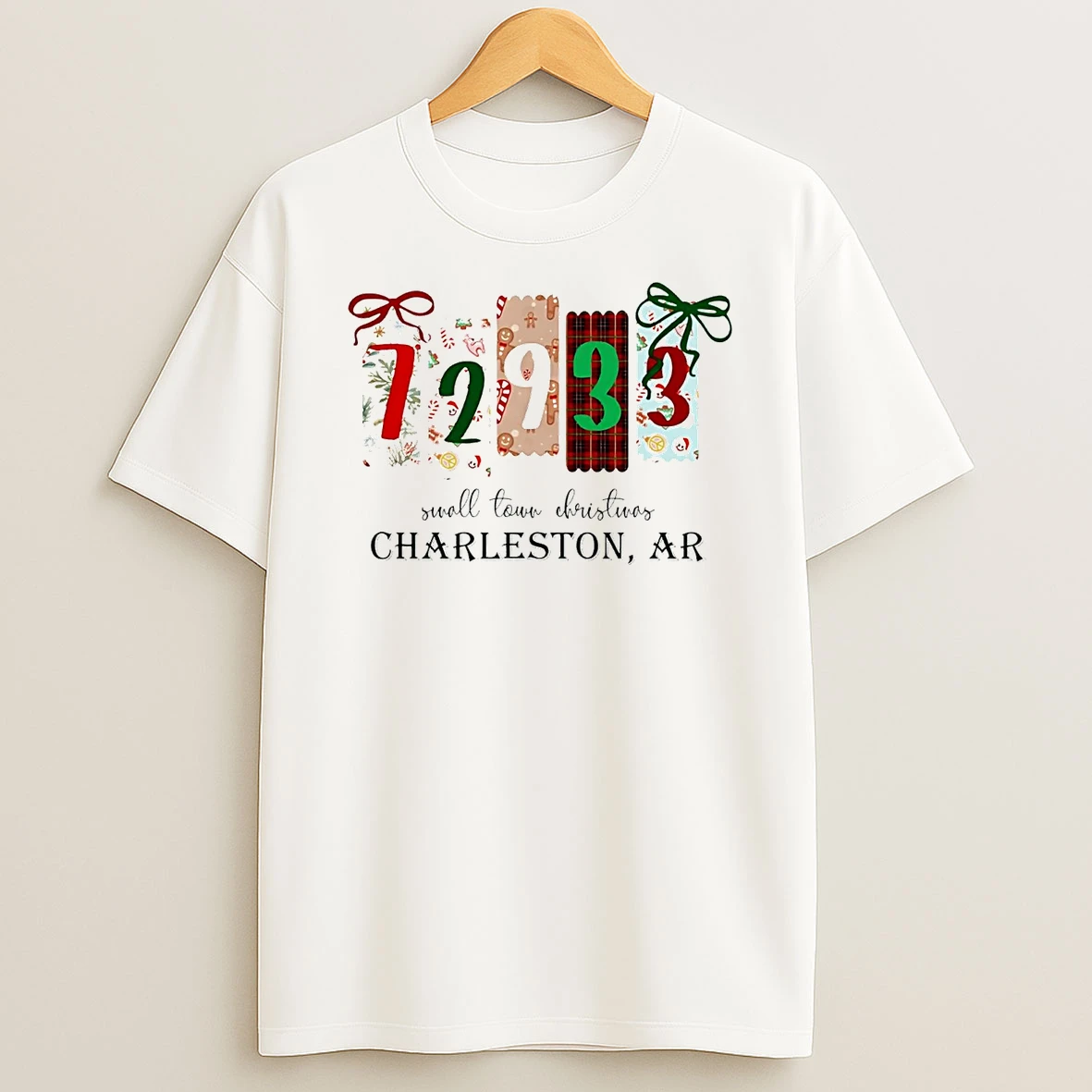 72933 Small Town Christmas Charleston Shirts