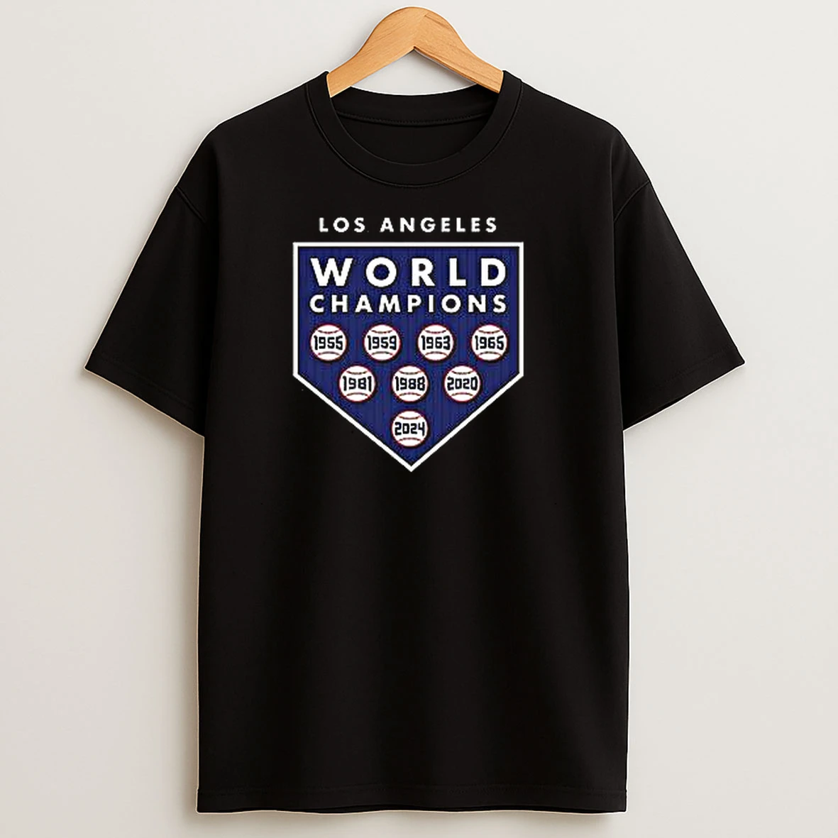 8x World Champions Los Angeles Dodgers T Shirts
