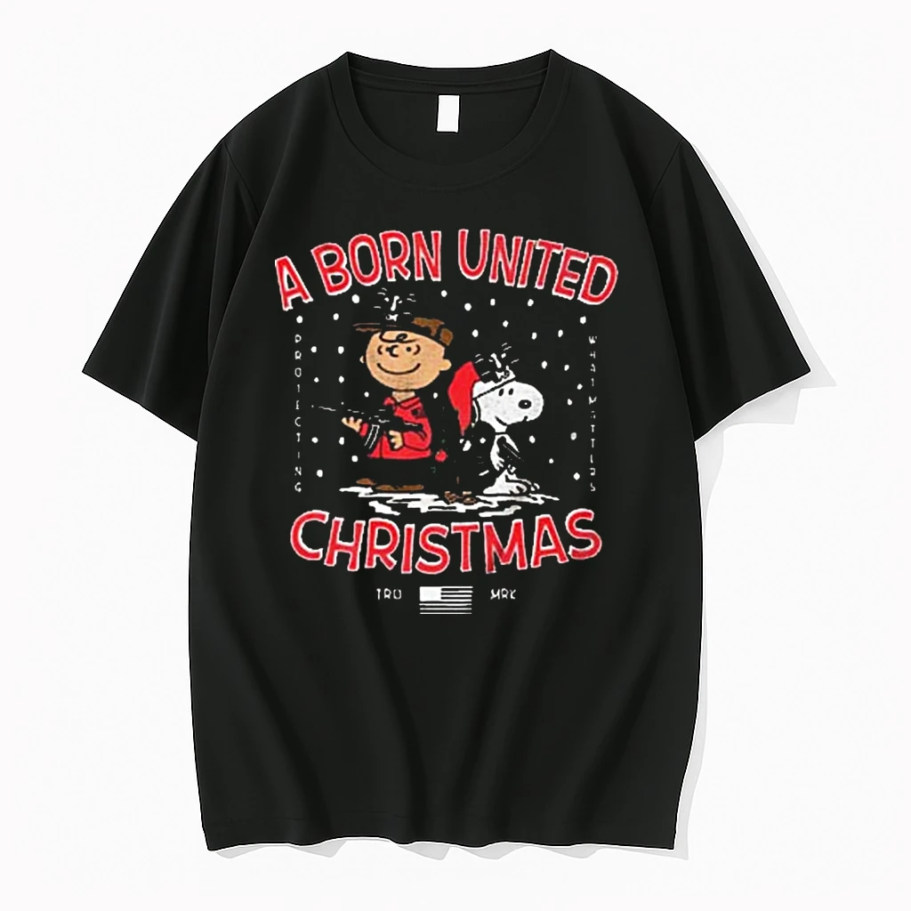 A Born United Gnarly Brown Holiday Christmas Charlie Brown And Snoopy 2025 Shirts
