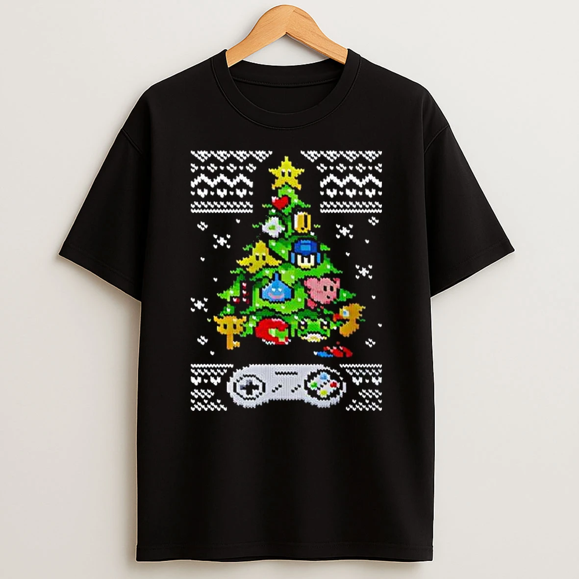 A Classic Gamer Tree Ugly Christmas 2025 Shirts