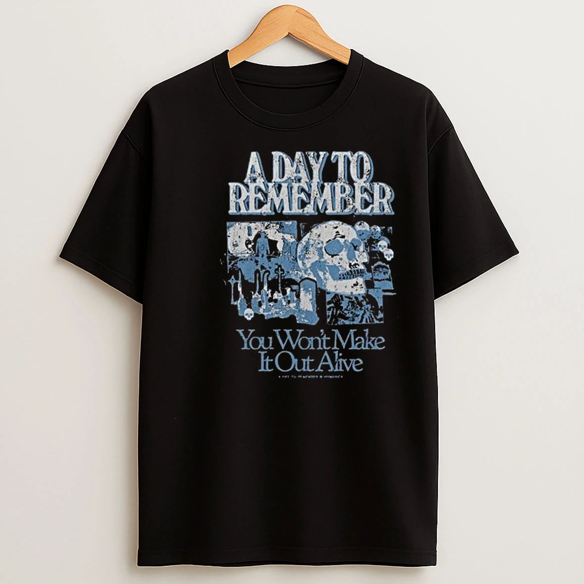 A Day To Remember Mr Highway Circle Black T Shirts