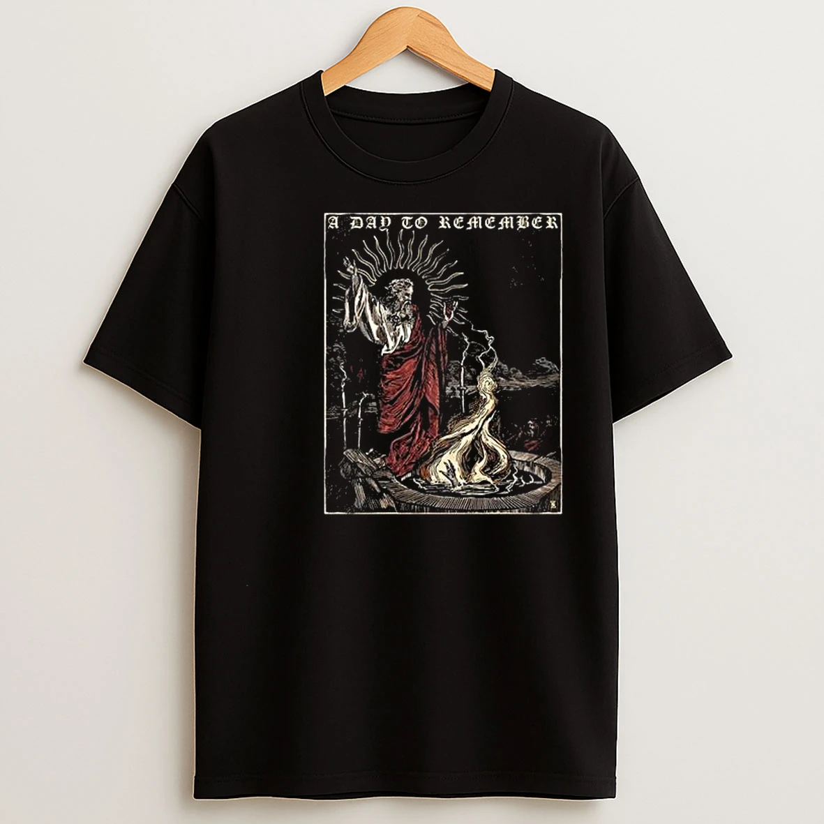 A Day To Remember Silence Circle Black T Shirts