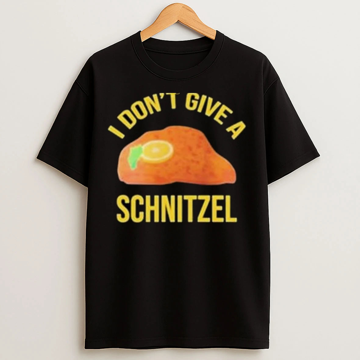 A Very Jonas Christmas Movie I Dont Give A Schnitzel Circle Black T Shirts
