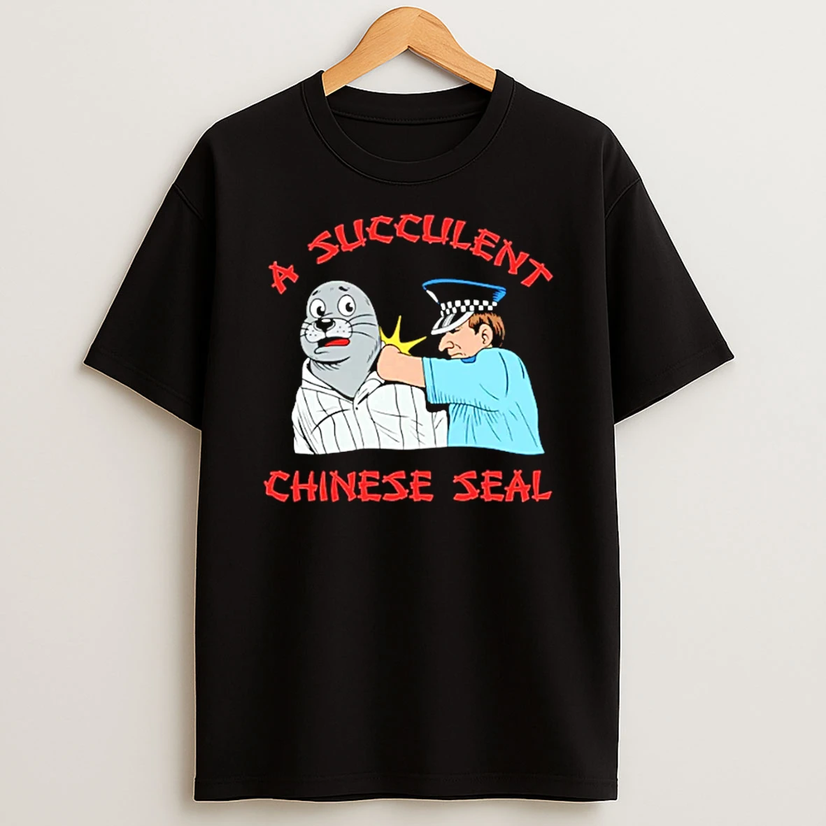 A Succulent Chinese Seal Cartoon Shirts