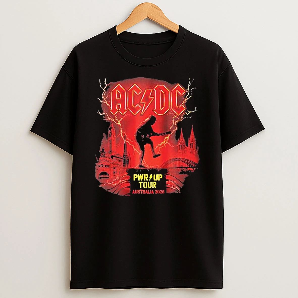 Acdc 2025 Australia Pwr Up Tour Shirts