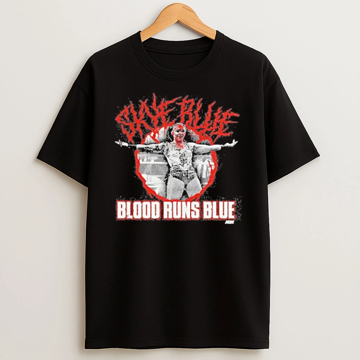 Aew Skye Blue Blood Runs Blue Shirts