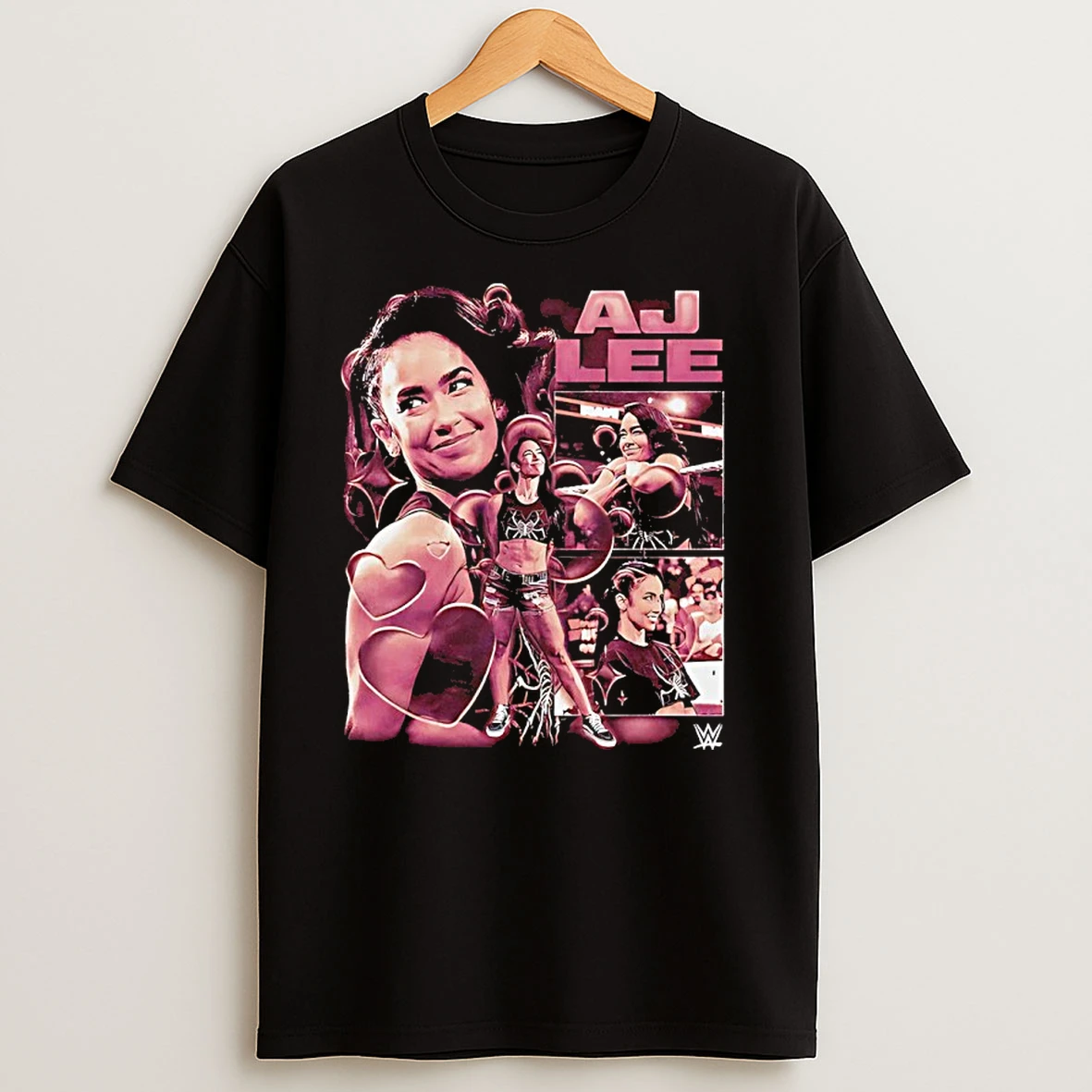Aj Lee Wwe 90s Boolteg Vintage T Shirts