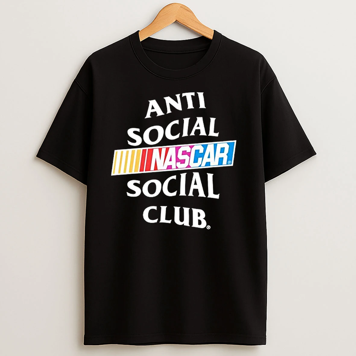Assc X Nascar Games Anti Social Social Club Logo T Shirts