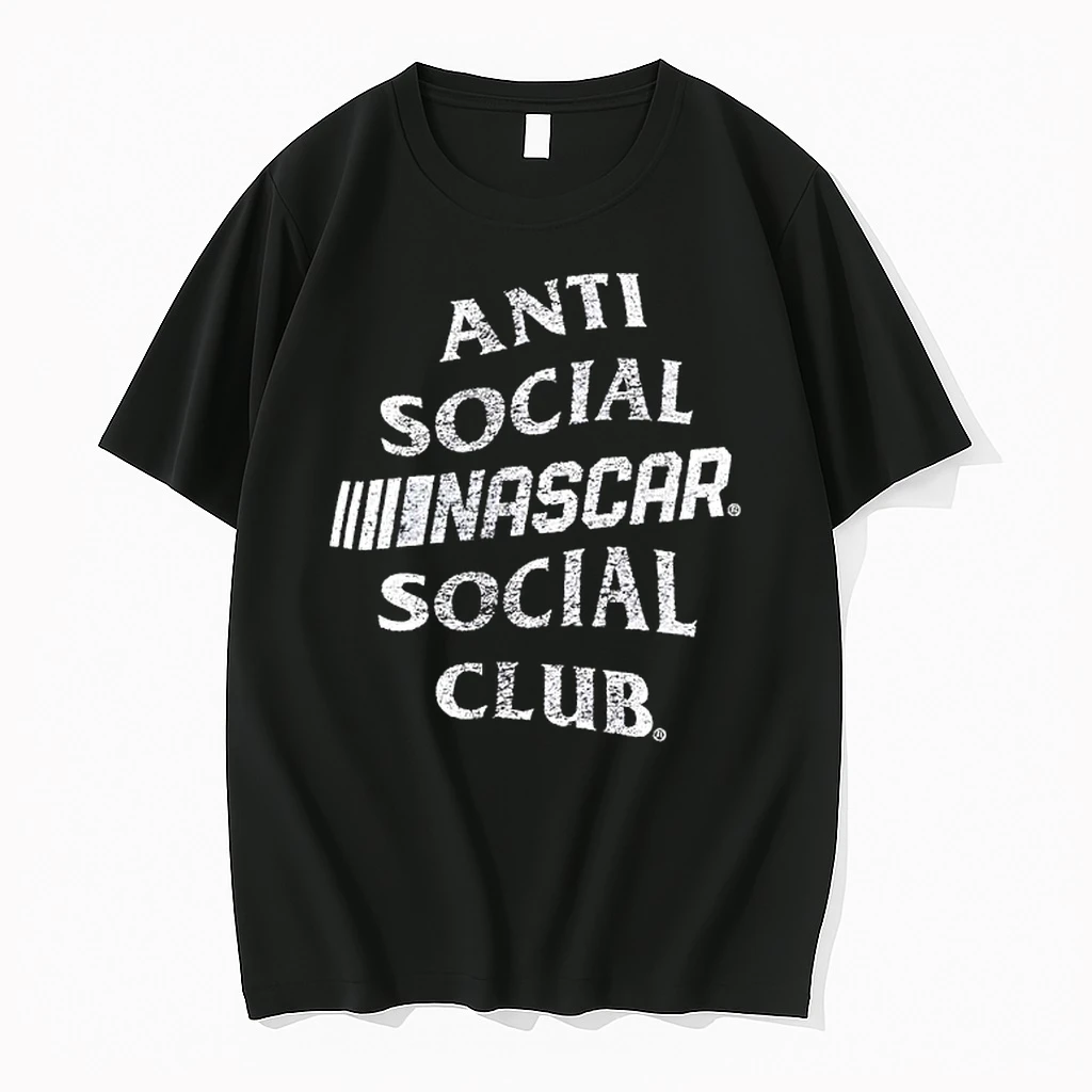 Assc X Nascar Speed Full Anti Social Social Club Logo Shirts