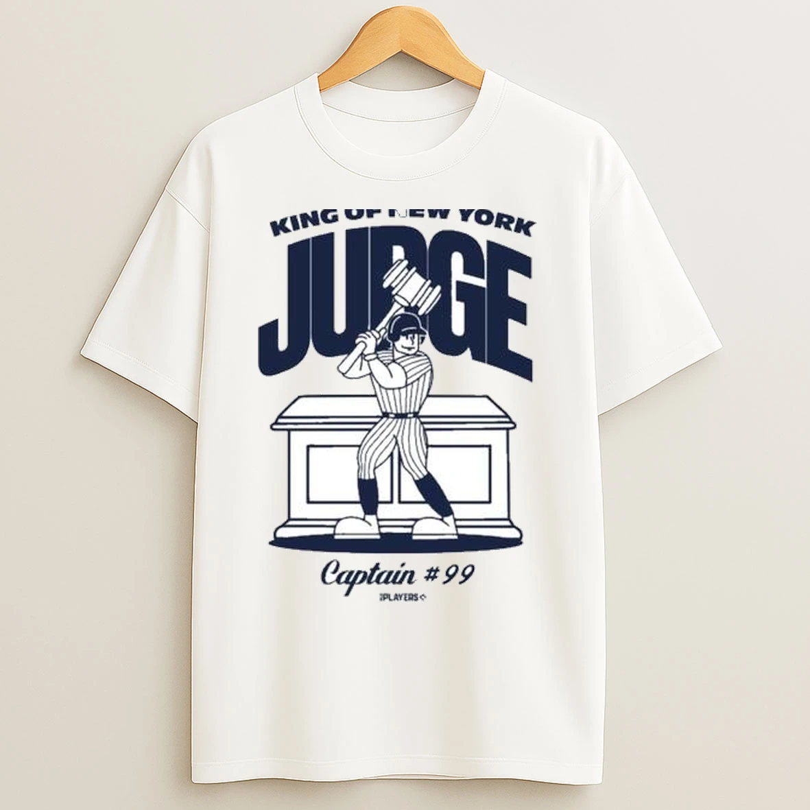 Aaron Judge King Of New York Superstar Cartoon Circle White T Shirts