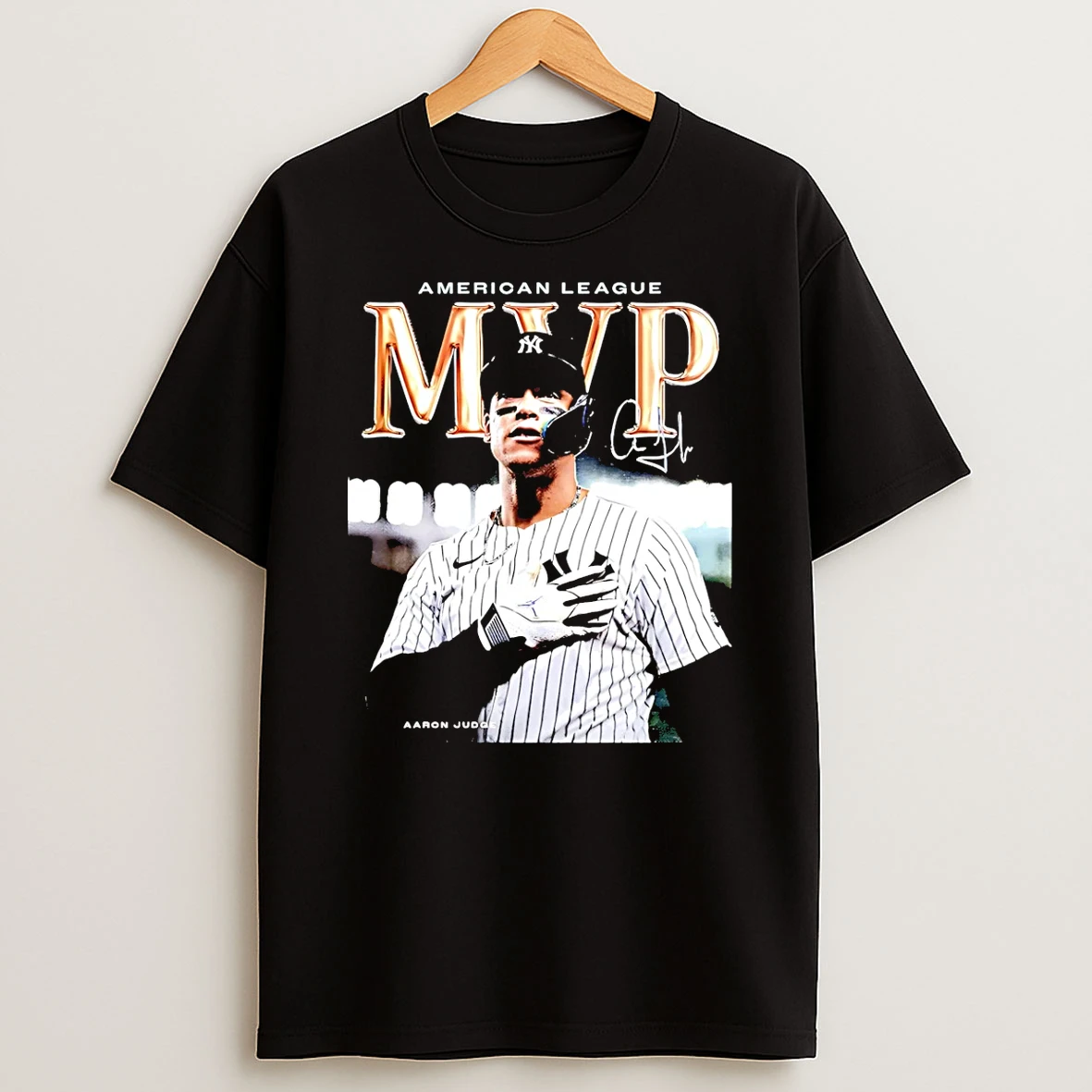 Aaron Judge New York Yankees 3x American League Mvp 2025 Signature Shirts