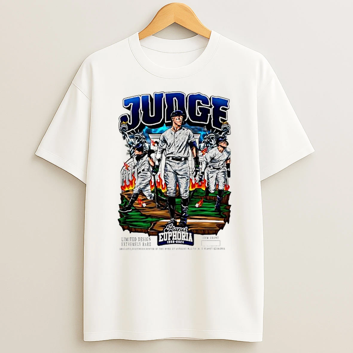 Aaron Judge New York Yankees Player Jersey Planet Euphori Graphic Shirts