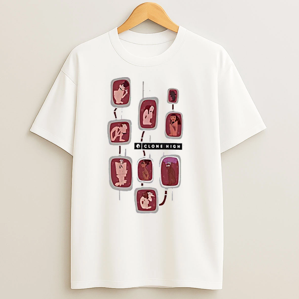 Abe Lincoln Joan Of Arc Gandhi Cleopatra Jfk And Scudworth High Character Pods T Shirts