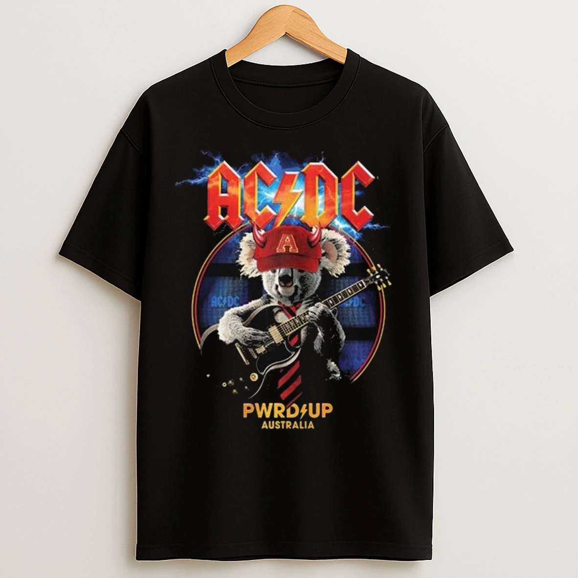Acdc Koala Pwr Up Tour 2025 Long Sleve T Shirts