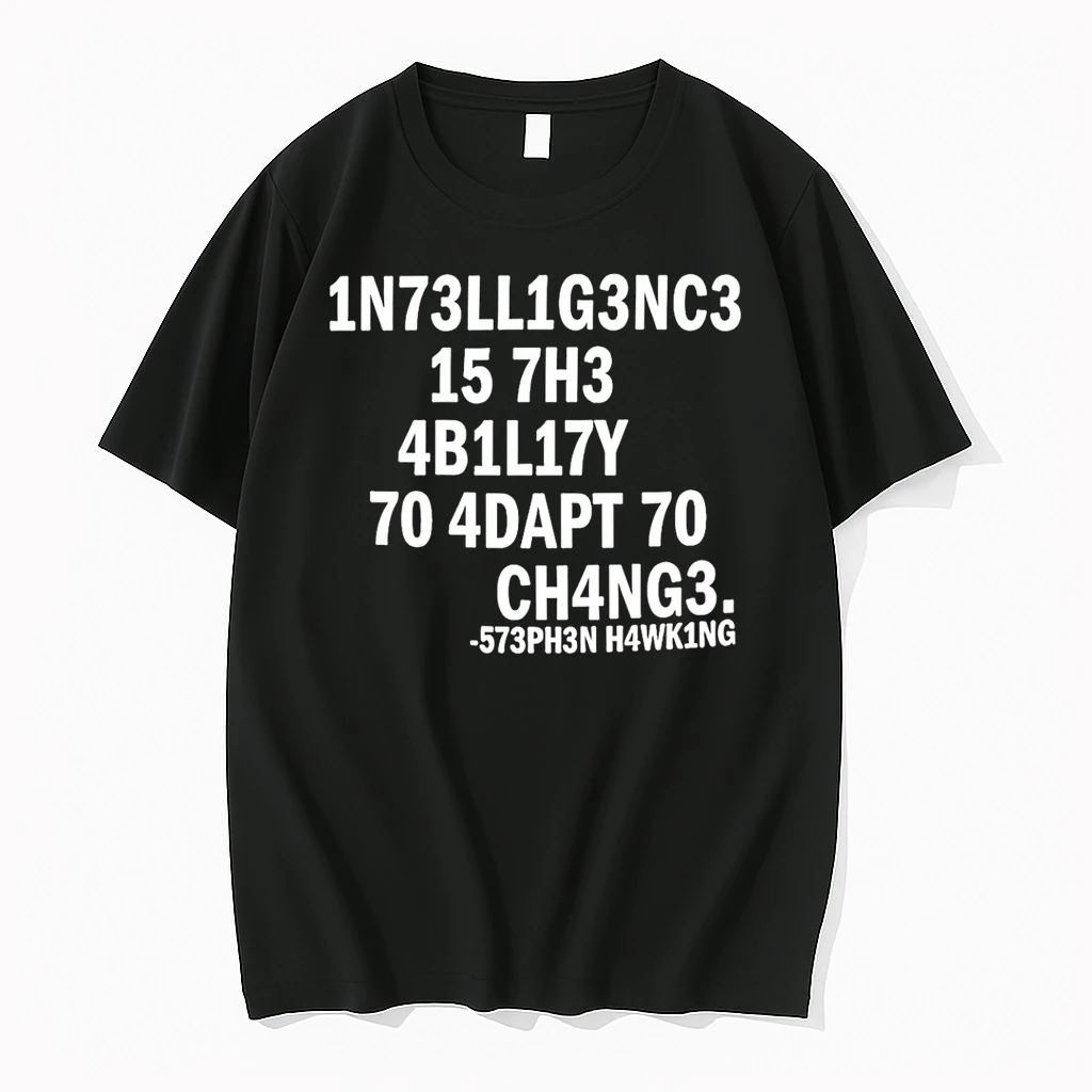 Adapt To Change Geek Number Shirts