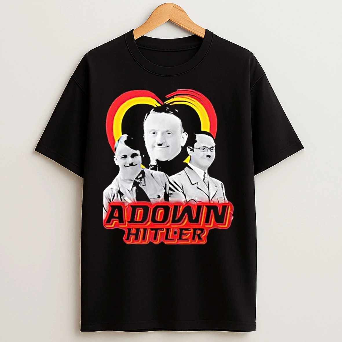 Adown Hitler Graphic T Shirts