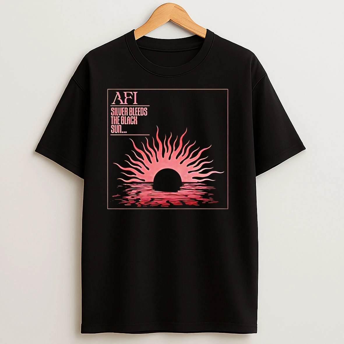 Afi Silver Bleeds The Black Sun T Shirts