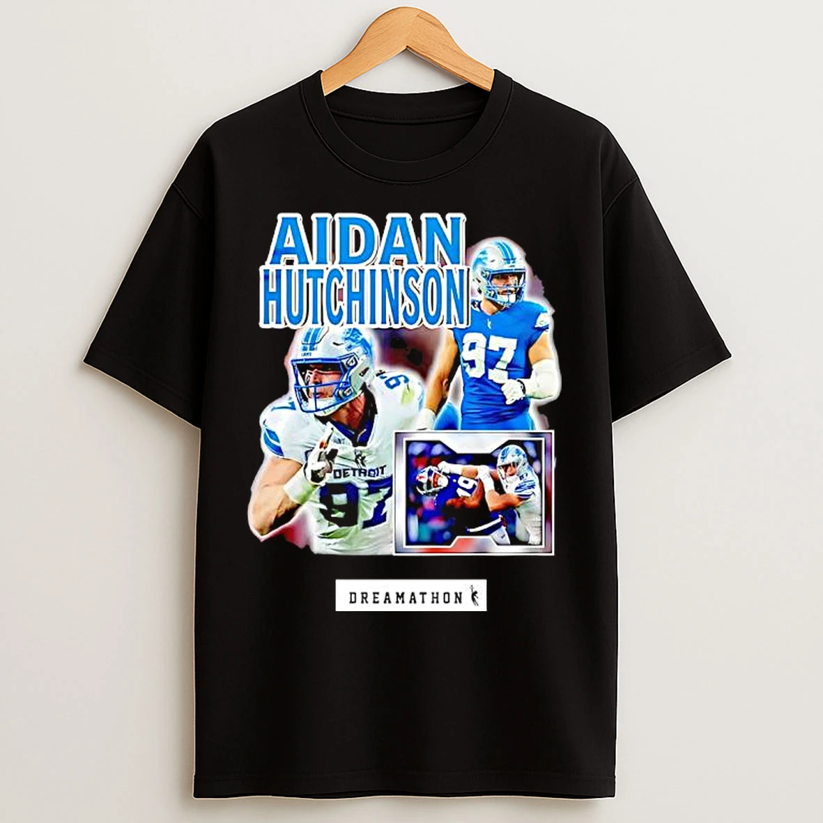 Aidan Hutchinson Nfls Detroit Lions Graphic Featuring T Shirts