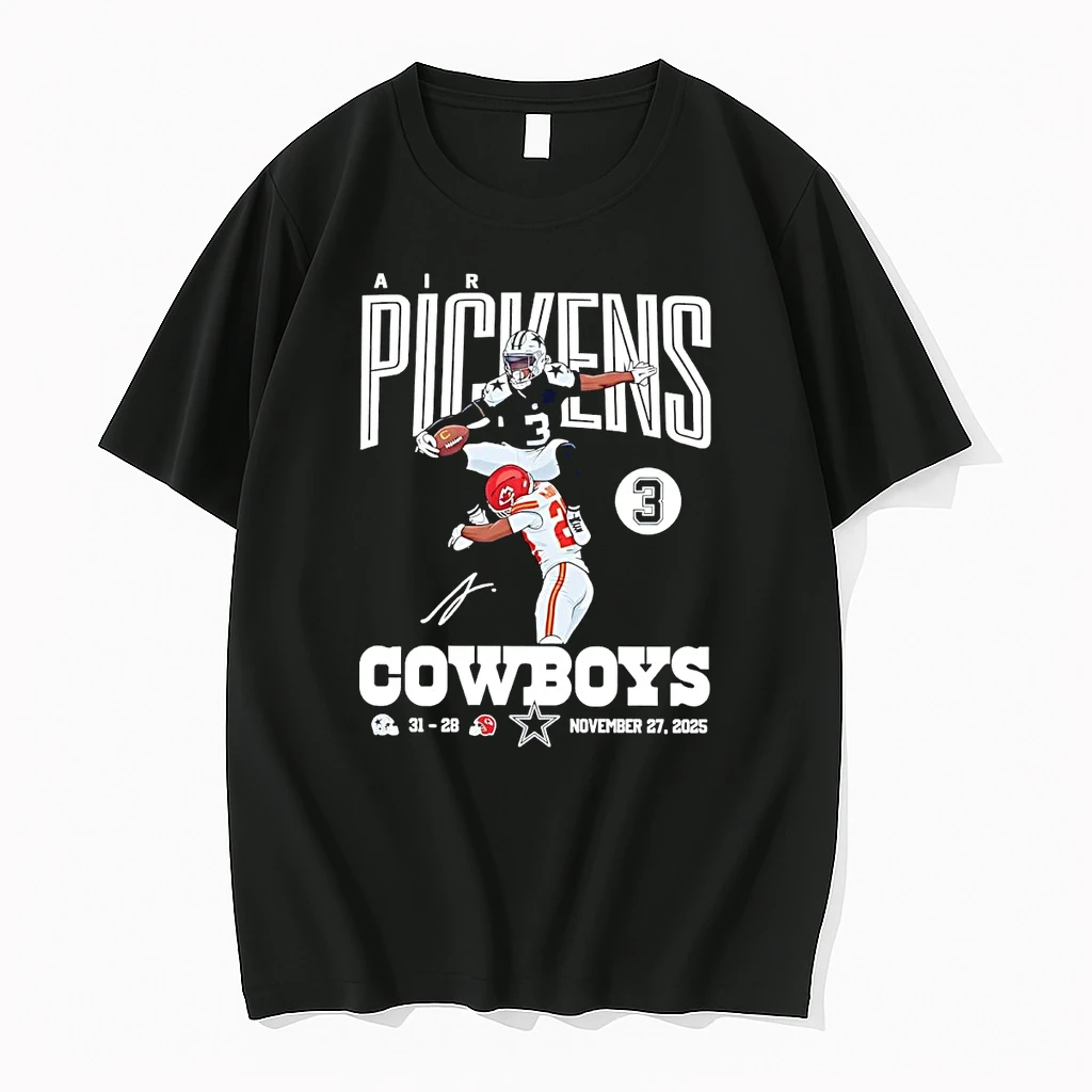 Air Pickens Signature 2025 Dallas Cowboys Vs Chiefs Shirts