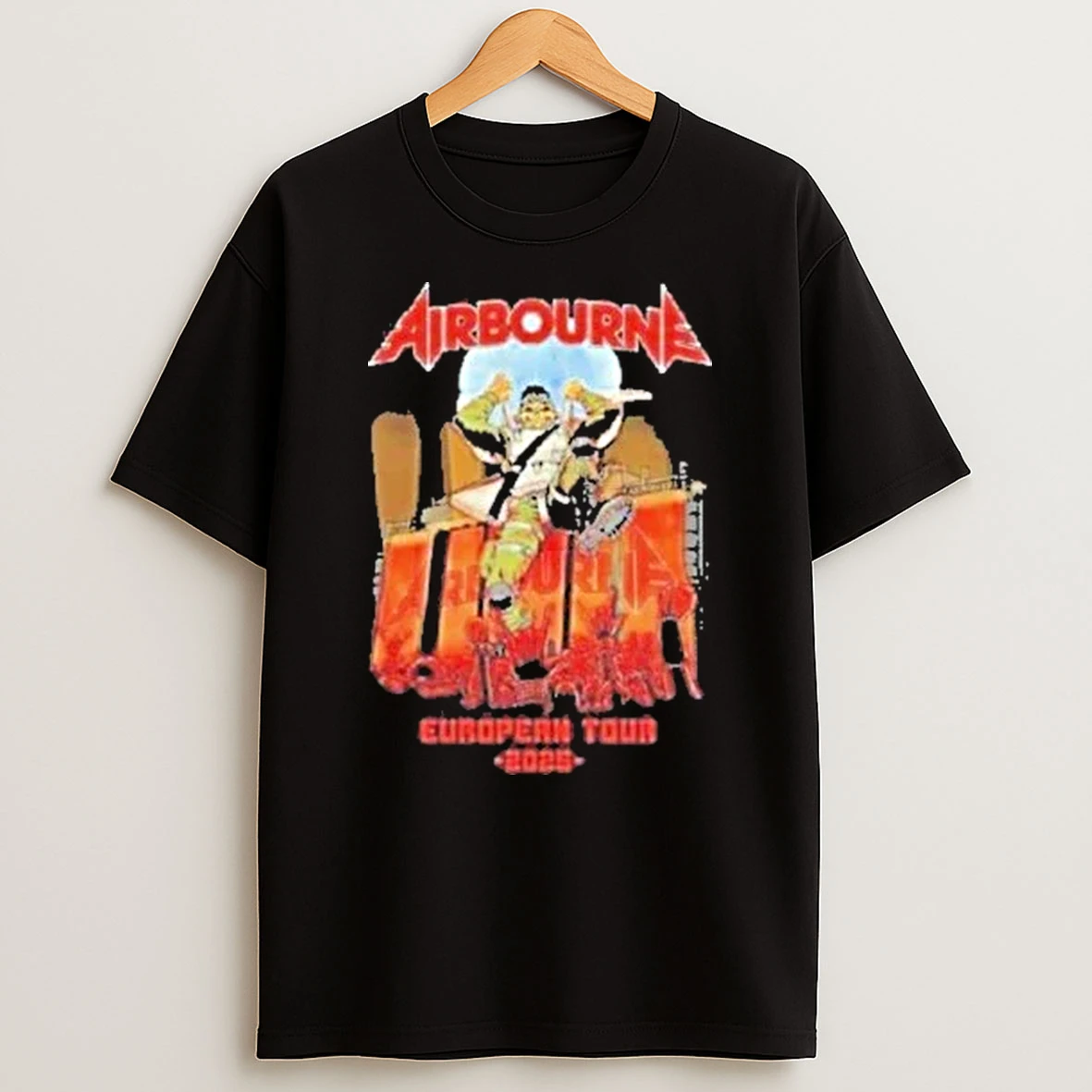 Airbourne Scorch Incoming Summer Tour 2025 Shirts