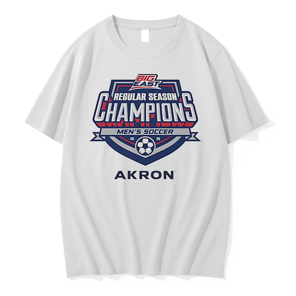 Akron Mens Soccer Big East 2025 Regular Season Champions Shirts