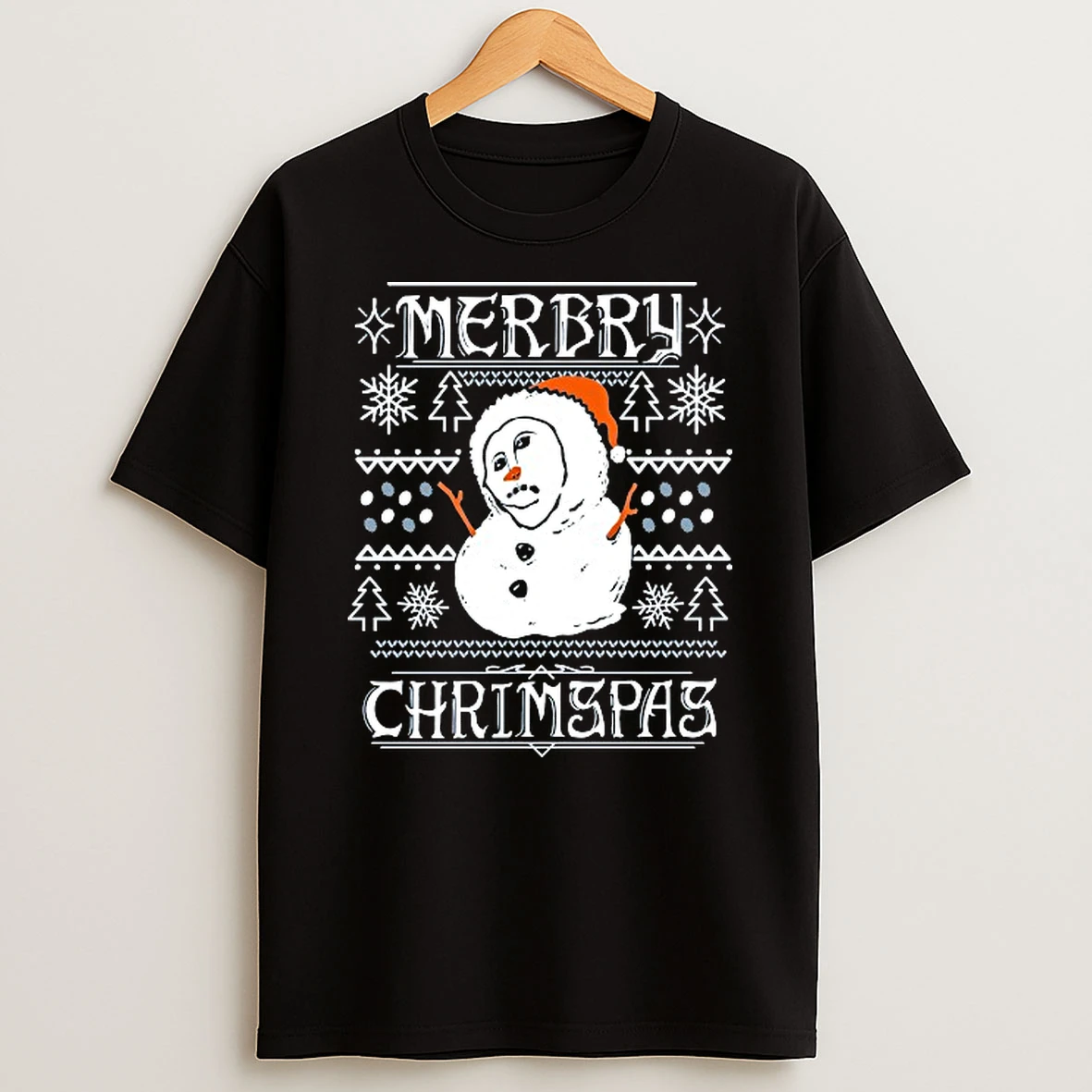 Al Fresco Snowman Merry Christmas Shirts
